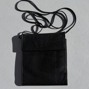 J.P. Ourse & Cie Black Leather Crossbody Bag